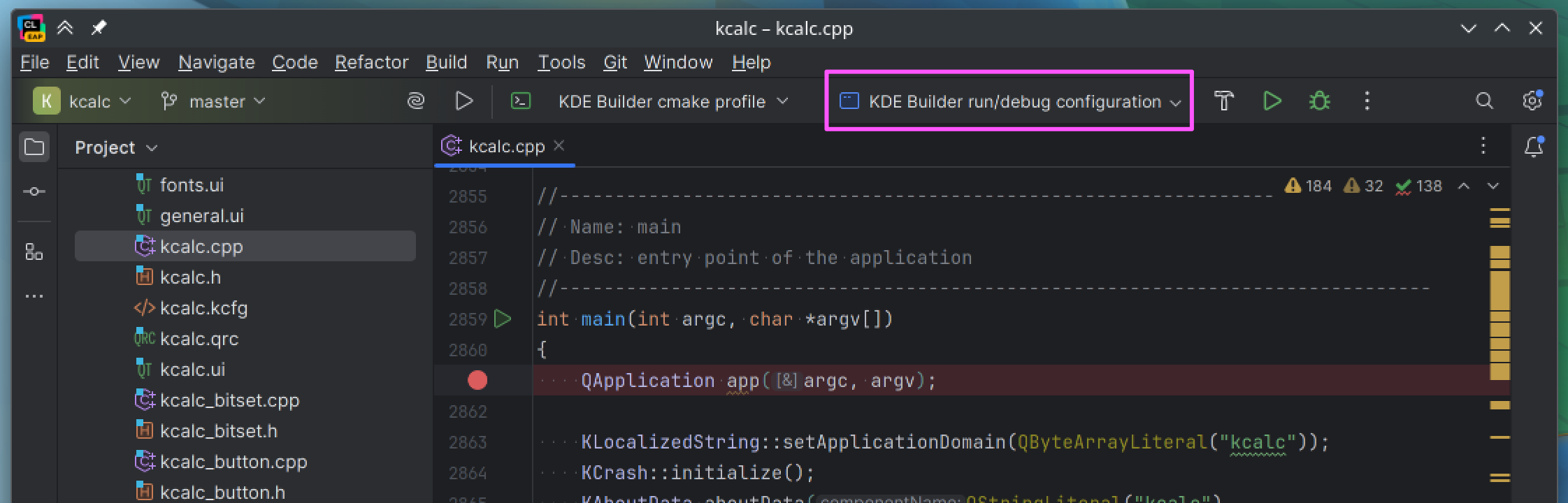 IDE window with selected run configuration