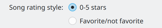 Each option's opposite state is not obvious without explanation, so Radio Buttons are used.